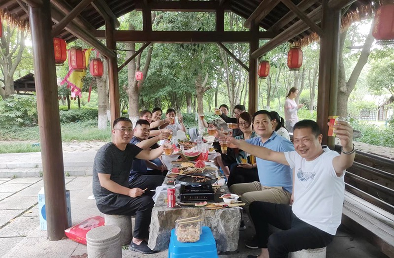 澳亞塑業在暨陽湖生（shēng）態園（yuán）桃花島舉行團建活動 圖（tú）3